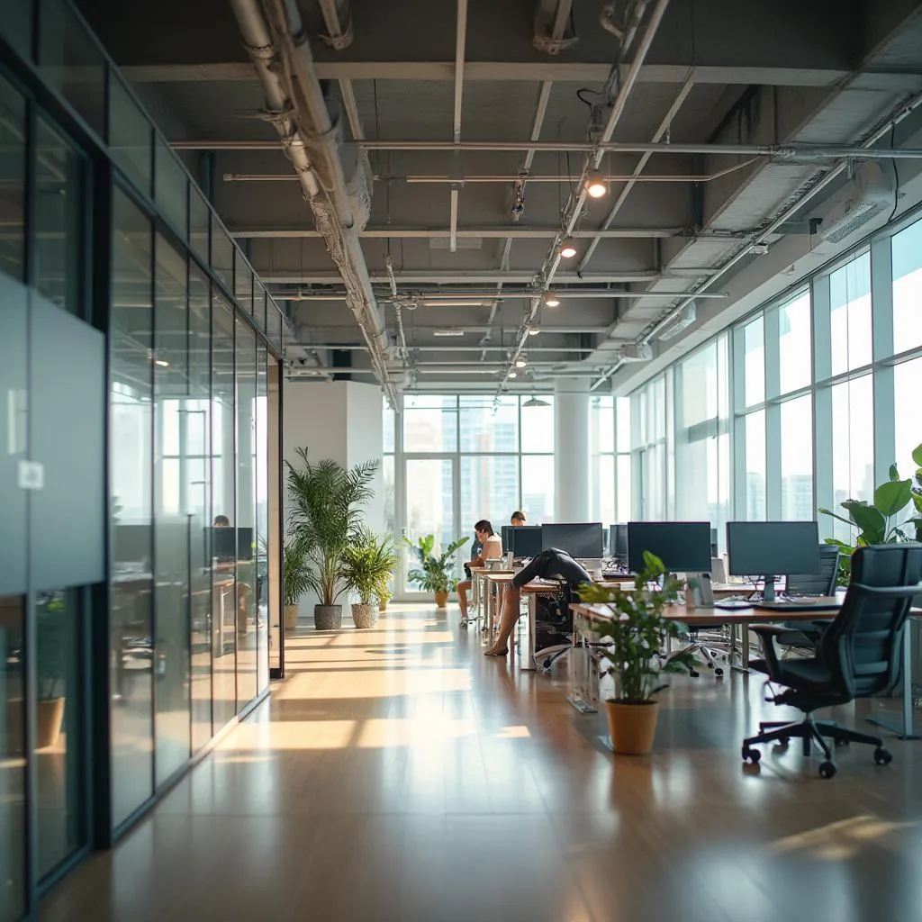 Oficina moderna de AuditFin